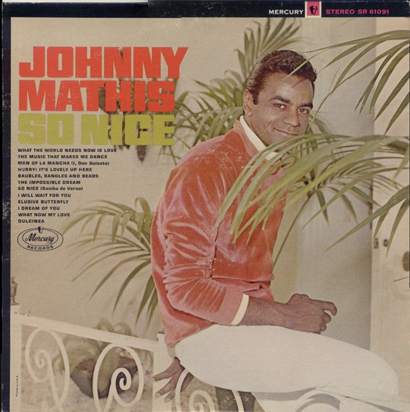 Johnny Mathis : So Nice (LP, Album, Mer)