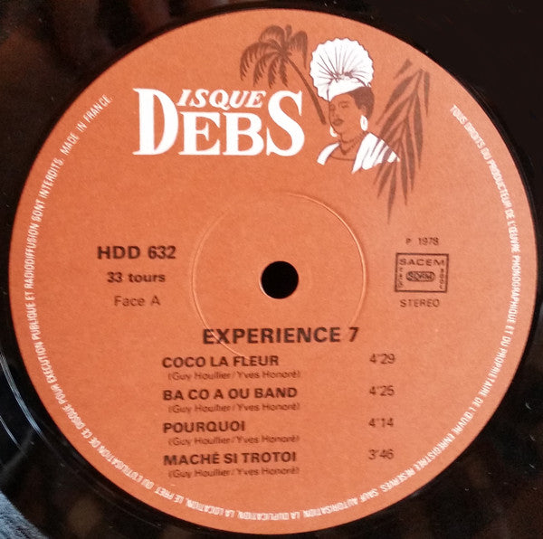 Expérience 7 : Expérience 7 (LP)