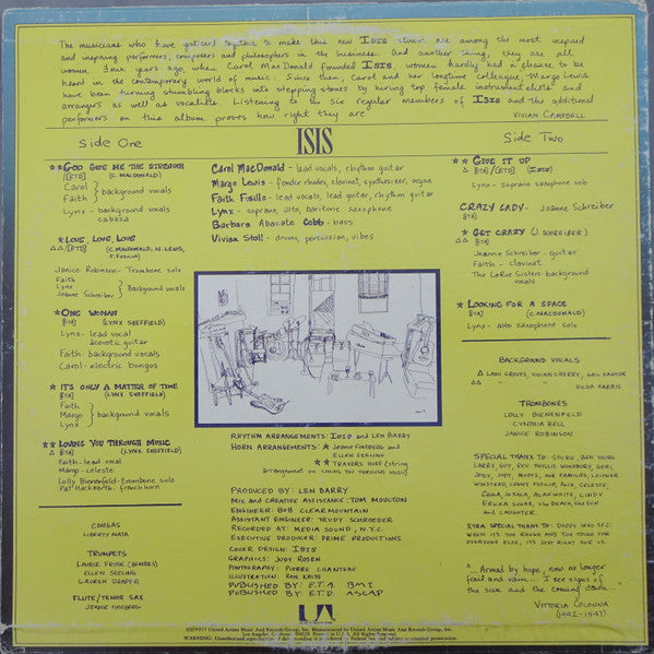 Isis (7) : Breaking Through (LP, Album, Sim)