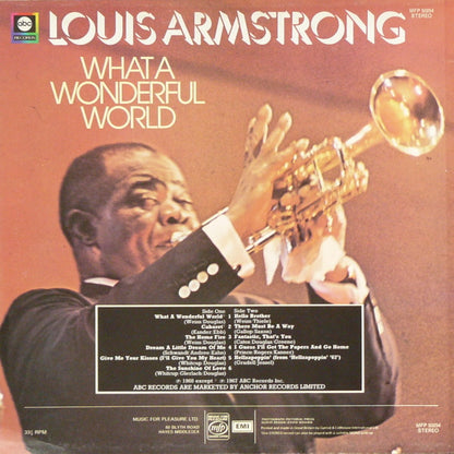 Louis Armstrong : What A Wonderful World (LP, Album, RE)