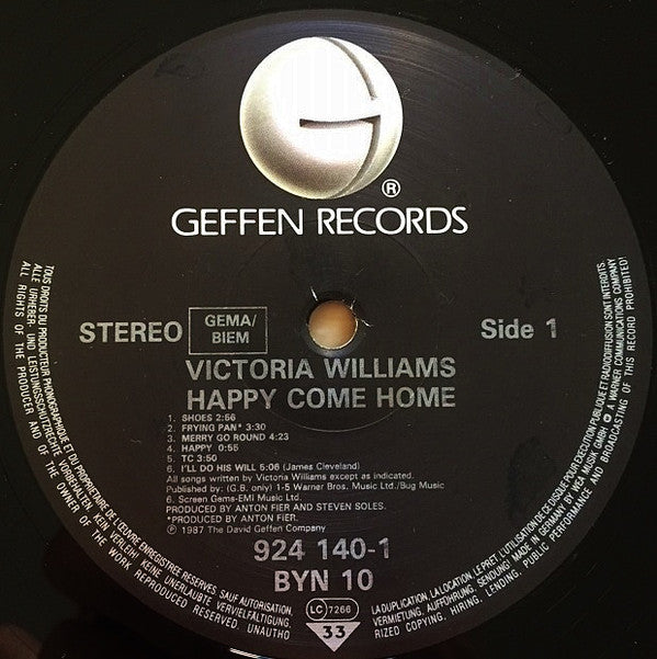 Victoria Williams : Happy Come Home (LP, Album)