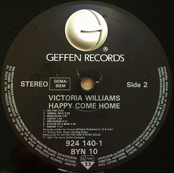 Victoria Williams : Happy Come Home (LP, Album)