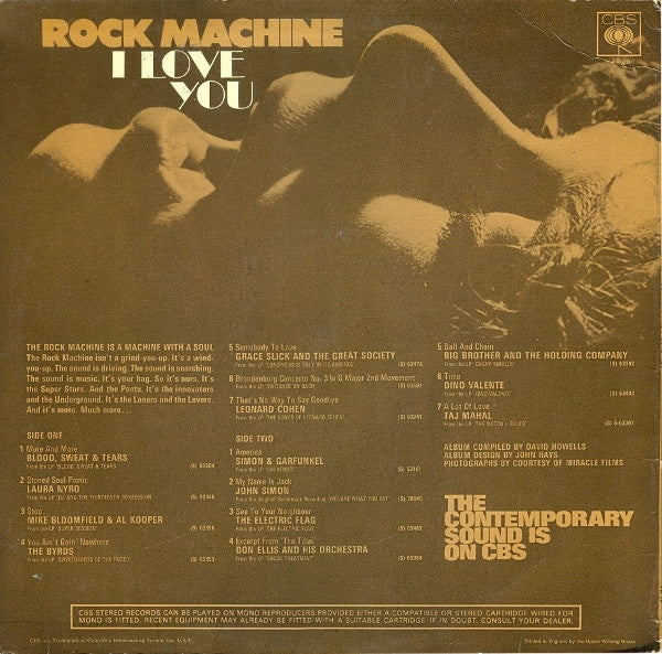 Various : Rock Machine - I Love You (LP, Album, Smplr)