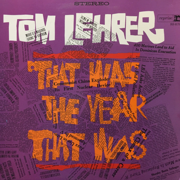 Tom Lehrer : That Was The Year That Was (LP, Album)