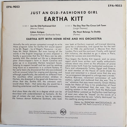 Eartha Kitt : Just An Old-Fashioned Girl (7", EP)