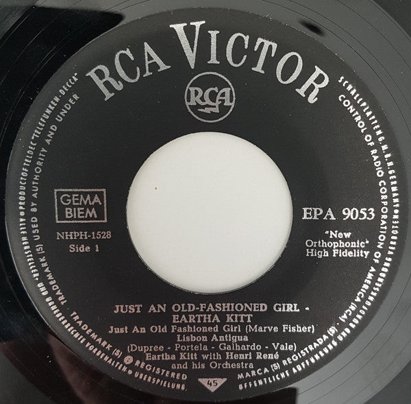 Eartha Kitt : Just An Old-Fashioned Girl (7", EP)