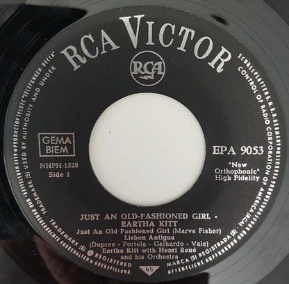 Eartha Kitt : Just An Old-Fashioned Girl (7", EP)