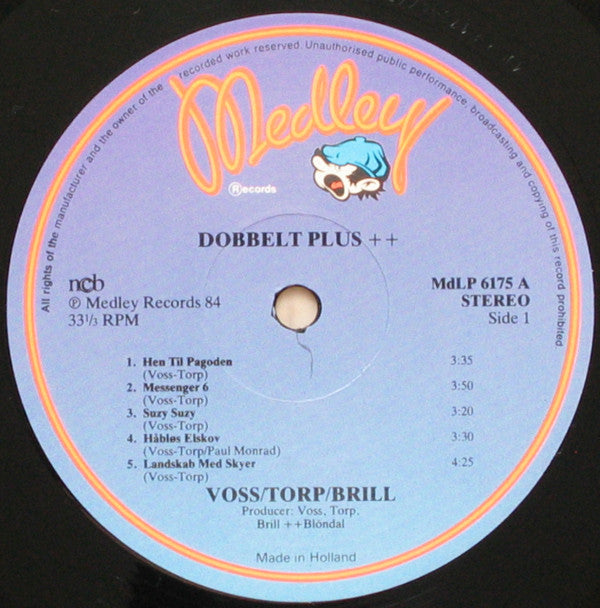 Johnny Voss / Nils Torp / Anders Brill : ++ Dobbelt Plus (LP, Album)