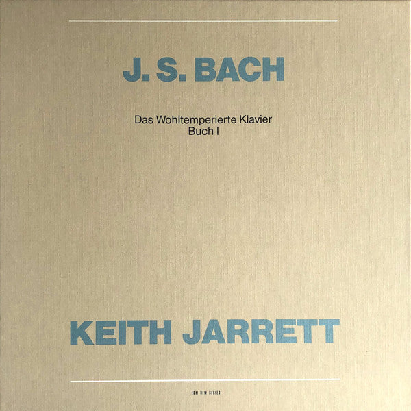 Johann Sebastian Bach, Keith Jarrett : Das Wohltemperierte Klavier Buch I (2xLP + Box)