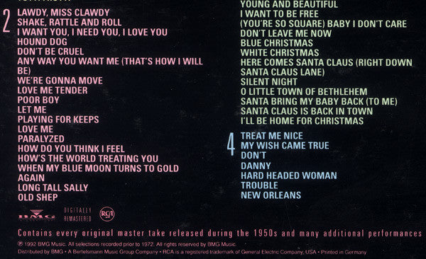 Elvis Presley : The King Of Rock 'N' Roll (The Complete 50's Masters) (5xCD, RM + Box, Comp)