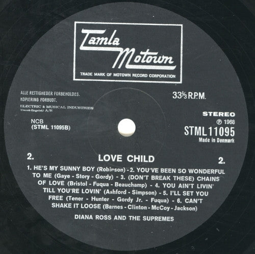 The Supremes : Love Child (LP, Album)