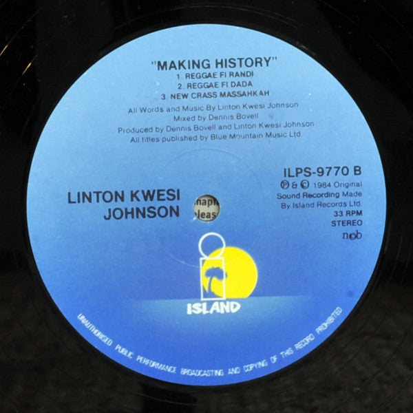 Linton Kwesi Johnson : Making History (LP, Album)