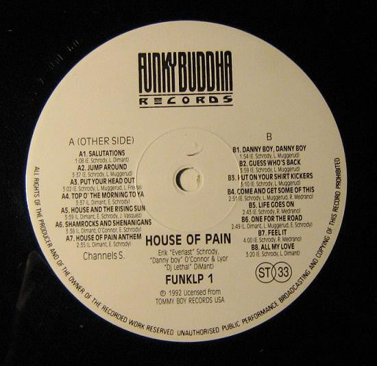 House Of Pain : House Of Pain (LP, Album)