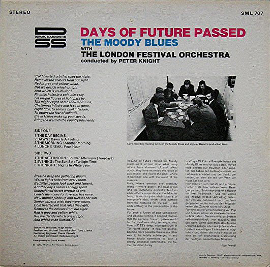 The Moody Blues With The London Festival Orchestra : Days Of Future Passed (LP, Album)