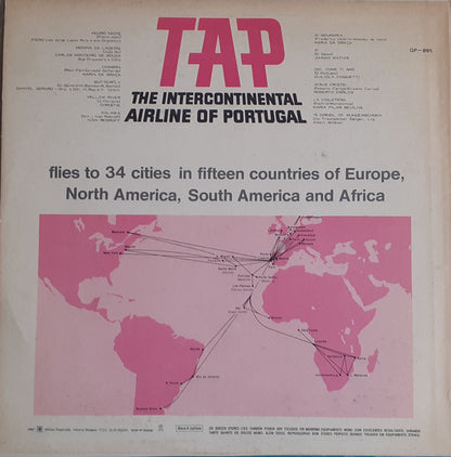 Various : TAP - The Intercontinental Airline Of Portugal (LP, Comp)