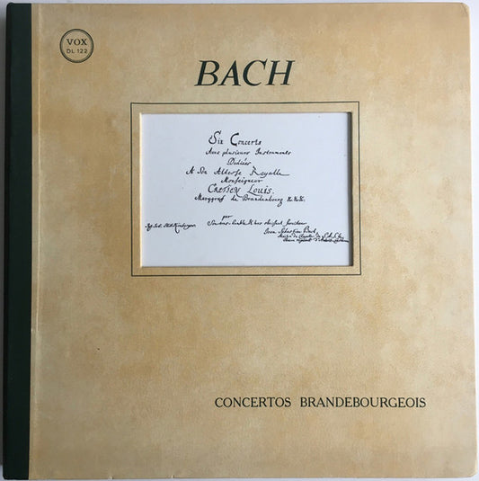 Johann Sebastian Bach, Jascha Horenstein : 6 Concertos Brandebourgeois - Enregistrement Intégral Avec Partitions Complètes Et Analyses - Bach  (2xLP)