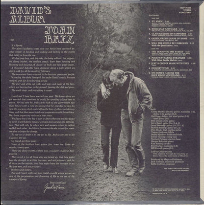 Joan Baez : David's Album (LP, Album, Pit)