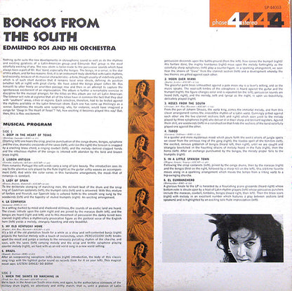 Edmundo Ros & His Orchestra : Bongos From The  South (LP, Album, Gat)