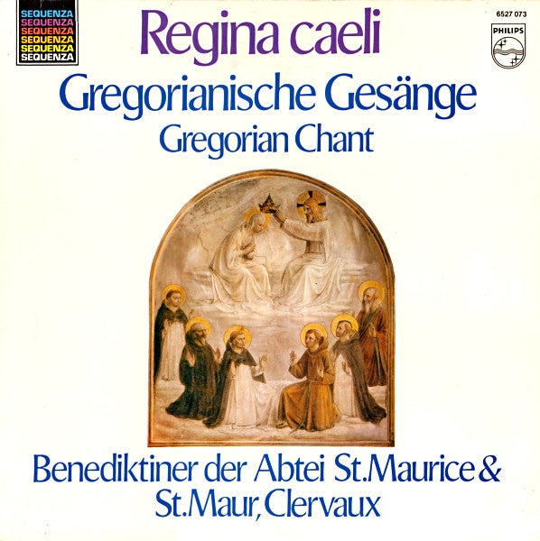 Benediktiner Mönche Der Abtei Saint-Maurice & Saint-Maur : Regina Caeli: Gregorianische Gesänge • Gregorian Chants (LP, Album)