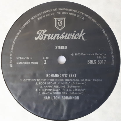Hamilton Bohannon : Bohannon's Best (LP, Comp)