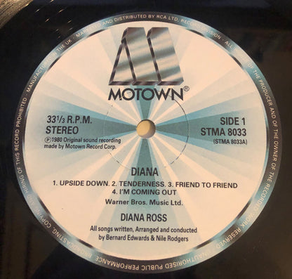 Diana Ross : Diana (LP, Album, Gat)