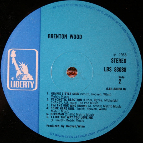 Brenton Wood : Gimme Little Sign (LP, Album)