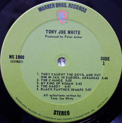 Tony Joe White : Tony Joe White (LP, Album, Pit)