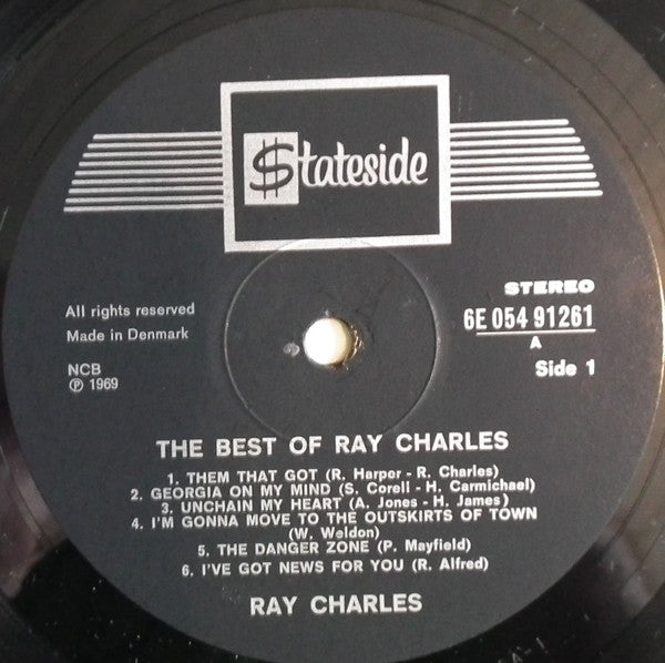 Ray Charles : The Best Of Ray Charles (LP, Comp)