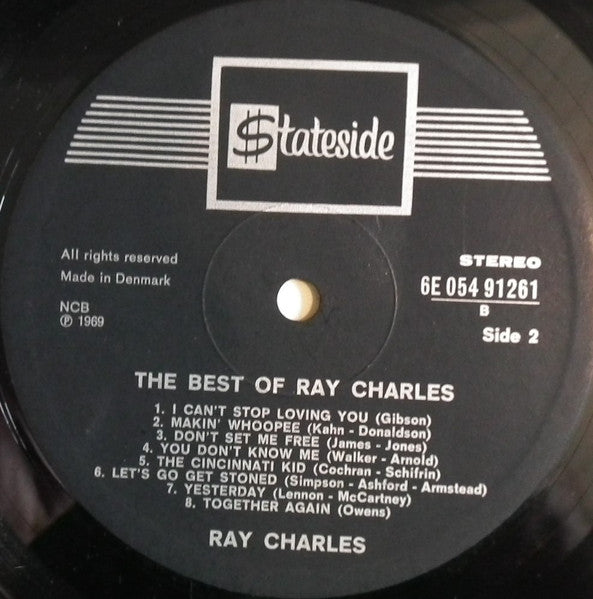 Ray Charles : The Best Of Ray Charles (LP, Comp)