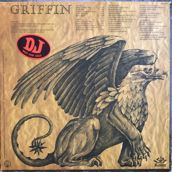 Griffin (5) : Griffin (LP, Album, Promo)