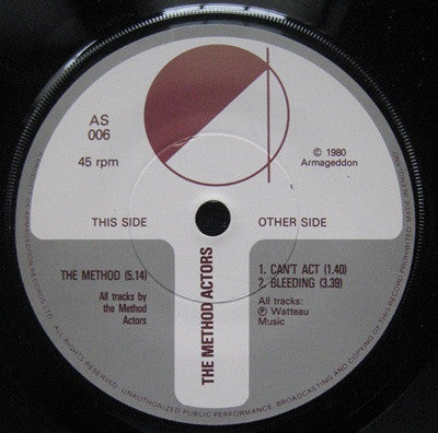 The Method Actors : This Is It (7")