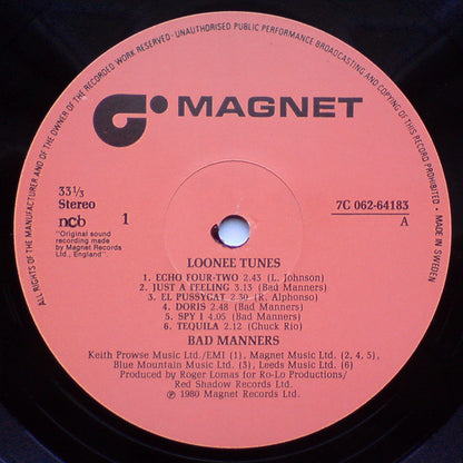 Bad Manners : Loonee Tunes! (LP, Album)