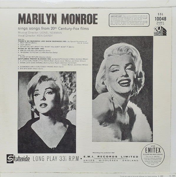 Marilyn Monroe : Marilyn (LP, Comp)