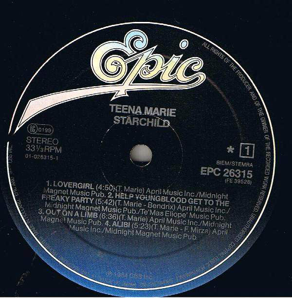 Teena Marie : Starchild (LP, Album)