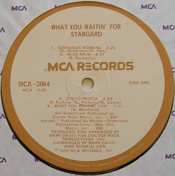 Stargard : What You Waitin' For (LP, Album, Glo)