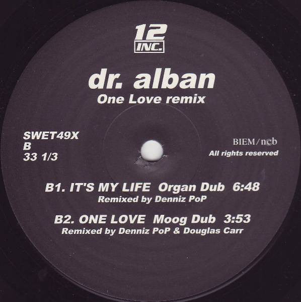 Dr. Alban : One Love (Remix) (12")