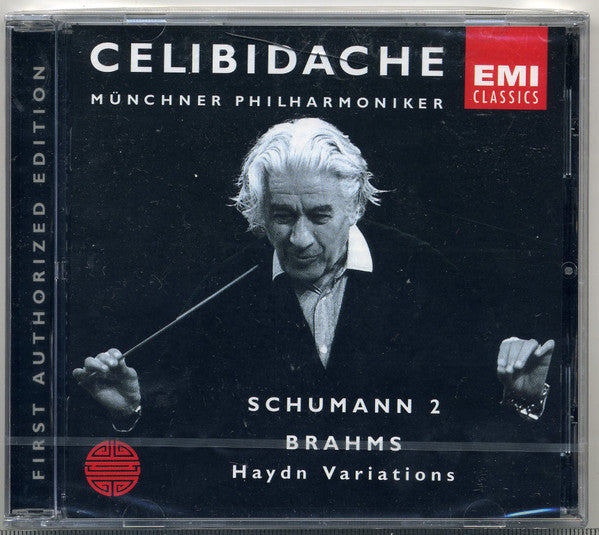 Sergiu Celibidache, Münchner Philharmoniker, Robert Schumann, Johannes Brahms : Schumann 2 / Brahms: Haydn Variations (CD, Album, RM)