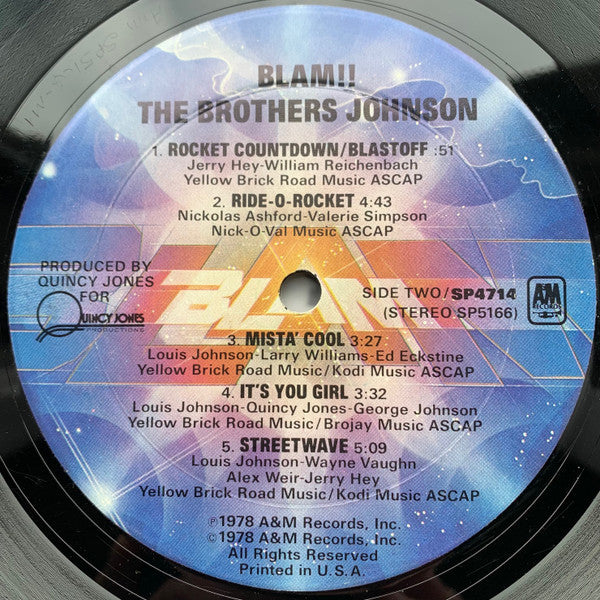 Brothers Johnson : Blam!! (LP, Album, Mon)