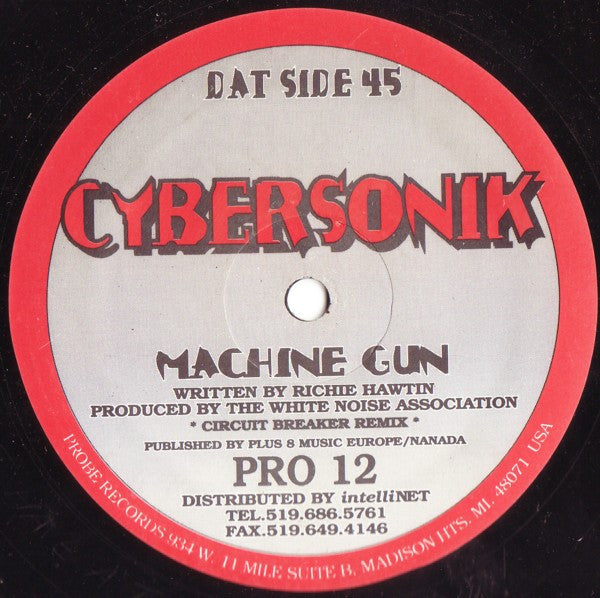 Cybersonik : Jackhammer / Machine Gun (12")