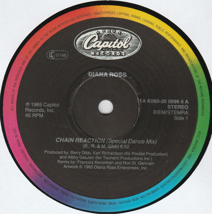 Diana Ross : Chain Reaction (Special Dance Remix) (12", Single)