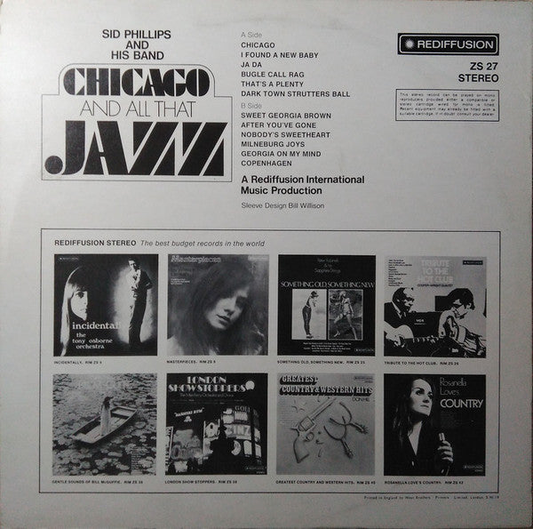 Sid Phillips Band : Chicago And All That Jazz (LP)