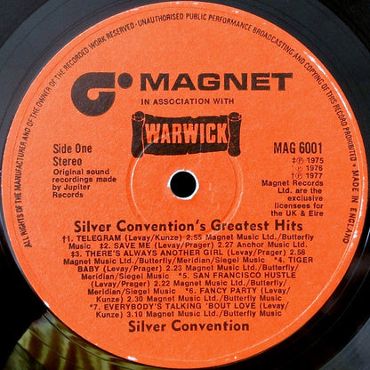 Silver Convention : Greatest Hits (LP, Comp)