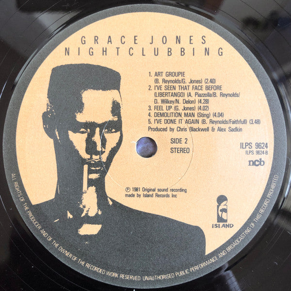 Grace Jones : Nightclubbing (LP, Album)