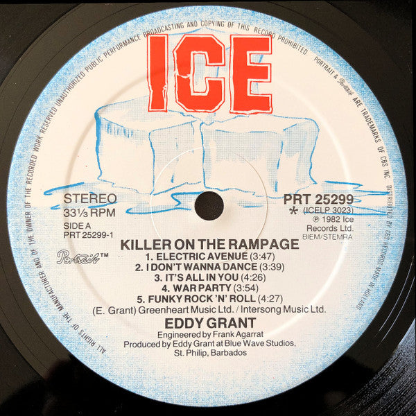 Eddy Grant : Killer On The Rampage (LP, Album)