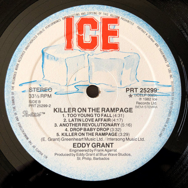 Eddy Grant : Killer On The Rampage (LP, Album)