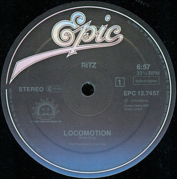 Ritz : Locomotion (12", Maxi)