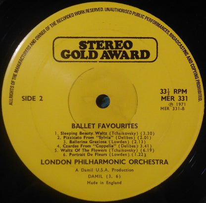 London Philharmonic Orchestra, Douglas Gamley : Ballet Favourites (LP, Album)