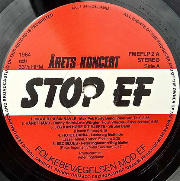 Various : Årets Koncert (LP, Album)