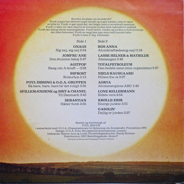 Various : Atomkraft? Nej Tak (LP, Comp)