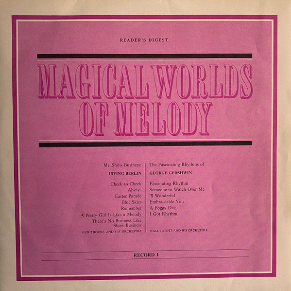 Various : Magical Worlds Of Melody (10xLP, Comp + Box)